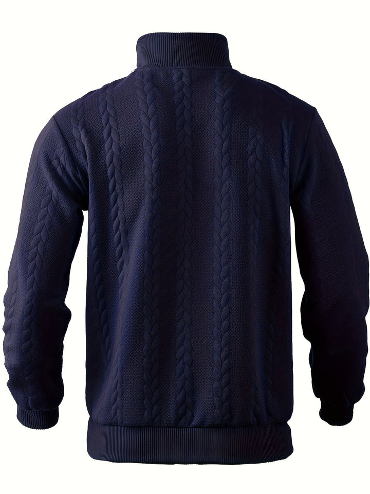 LEON - Vintage Men's Zip-Up Sweater