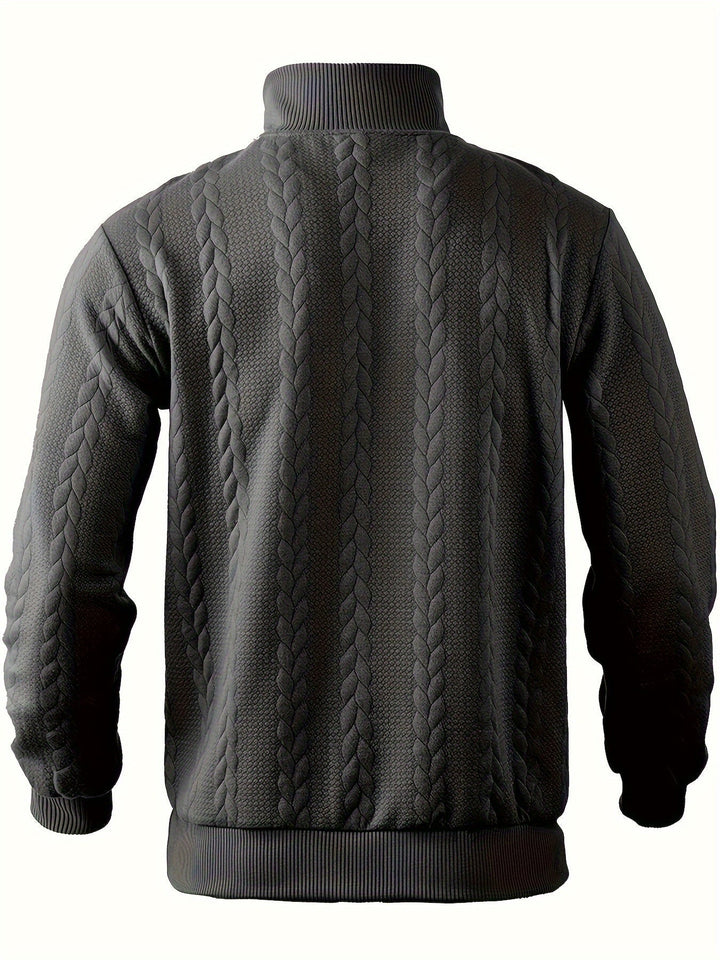 LEON - Vintage Men's Zip-Up Sweater