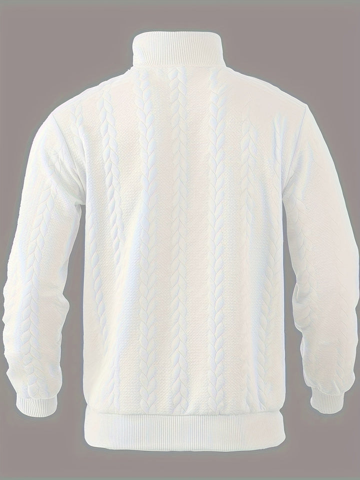 LEON - Vintage Men's Zip-Up Sweater