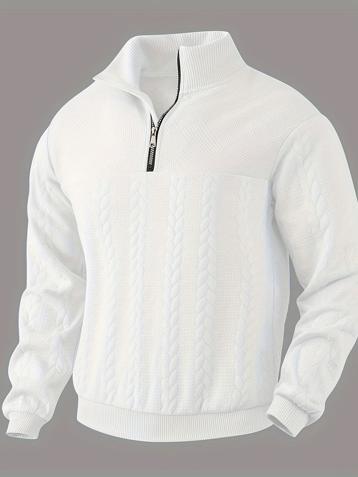 LEON - Vintage Men's Zip-Up Sweater