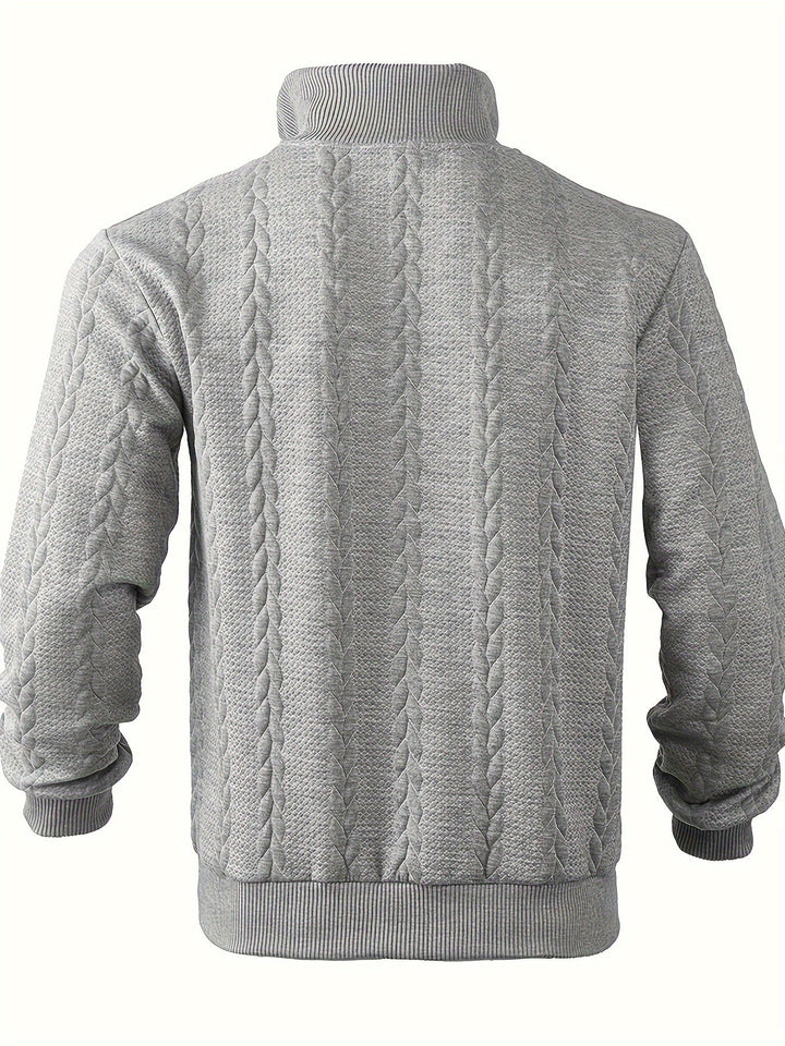 LEON - Vintage Men's Zip-Up Sweater