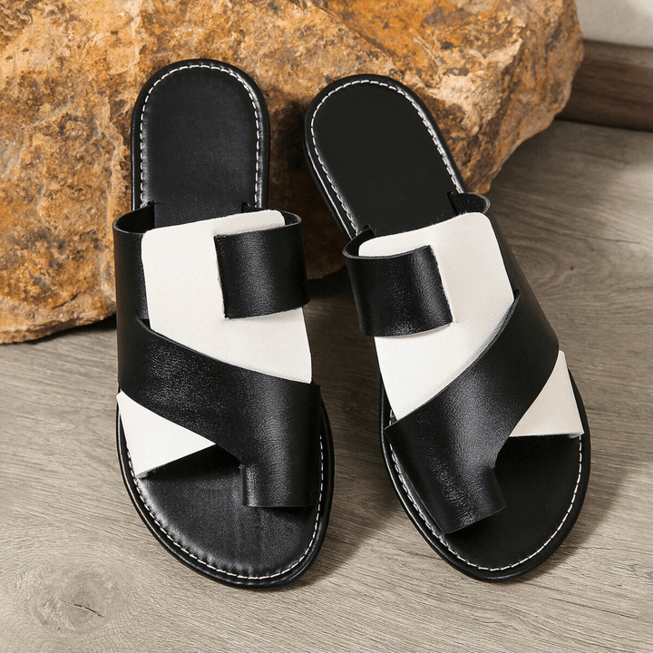 LIA – Two - Tone Comfort Slippers