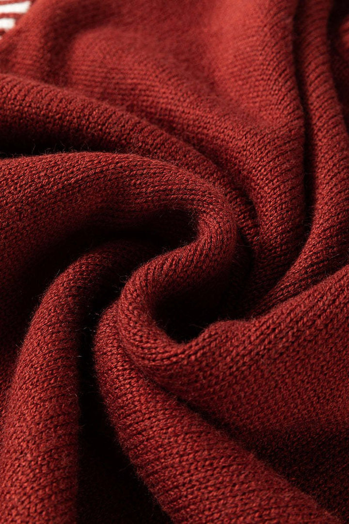 MAYA - Chic Contrast Sweater